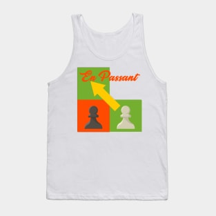 En Passant - Chess Meme Design Tank Top